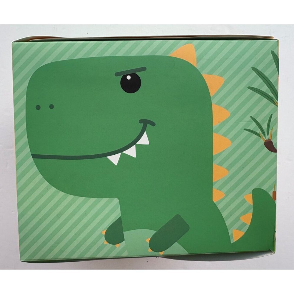 Totes Toasties Kids Dino Slippers Faux Fur Green Dinosaur Size Medium 13–1 - Picture 7 of 9